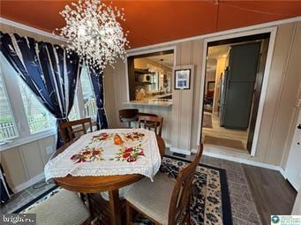 333 Decker Ferry Rd, Mount Bethel, PA 18343 - dining area featuring a decorative wall and wood finished floors