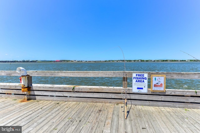 203 5th St Unit 34, Ocean City, MD 21842 - dock area featuring a water view