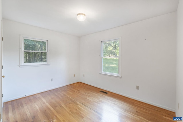 406 Green Meadow Ln, Scottsville, VA 24590 - unfurnished room with light wood-type flooring and baseboards