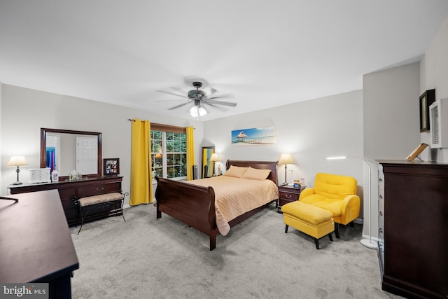 5341 Yellow Turtle Pl, Woodbridge, VA 22193 - bedroom with carpet flooring and ceiling fan