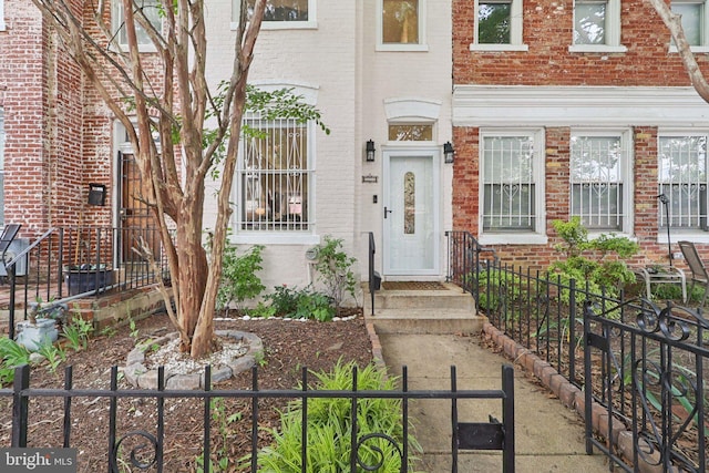 2254 12th St NW, Washington, DC 20009 - property entrance with brick siding