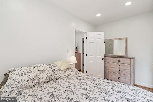 2254 12th St NW, Washington, DC 20009 - bedroom featuring wood finished floors and recessed lighting