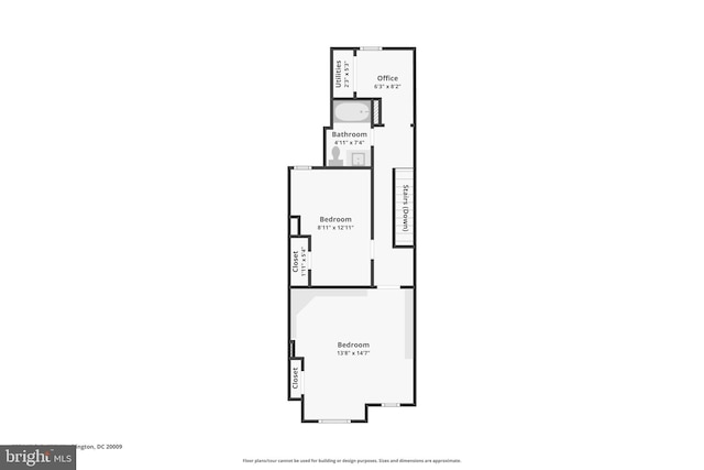 2254 12th St NW, Washington, DC 20009 - home floor plan