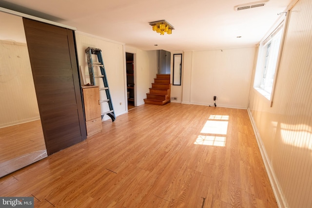 1545 Shoemaker Rd, Abington, PA 19001 - spare room featuring light wood finished floors and stairway
