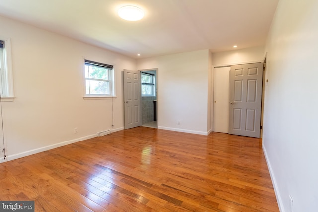 1545 Shoemaker Rd, Abington, PA 19001 - unfurnished bedroom featuring light wood-type flooring and recessed lighting
