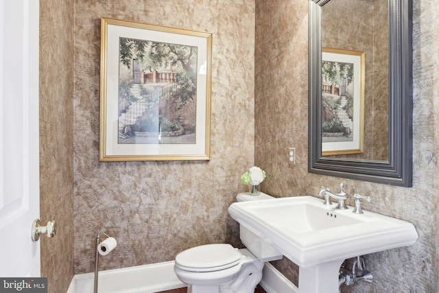 2 Autumn Meadow Ln, Malvern, PA 19355 - half bathroom featuring toilet and a sink