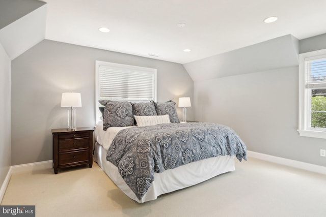 2 Autumn Meadow Ln, Malvern, PA 19355 - carpeted bedroom featuring lofted ceiling, baseboards, and recessed lighting