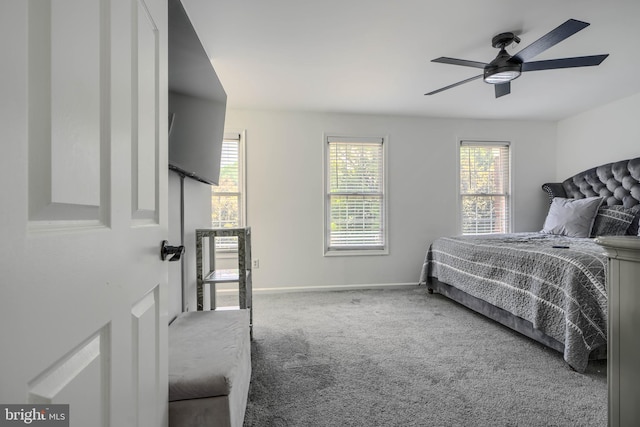 608 Budleigh Cir, Lutherville Timonium, MD 21093 - bedroom featuring carpet floors and ceiling fan