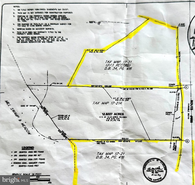 TAXMAP17-21 Saint Paul Rd, King George, VA 22485