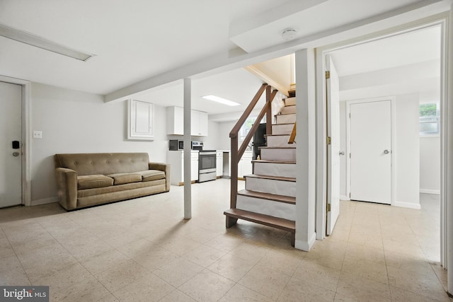 2816 Denley Pl, Silver Spring, MD 20906 - staircase featuring baseboards