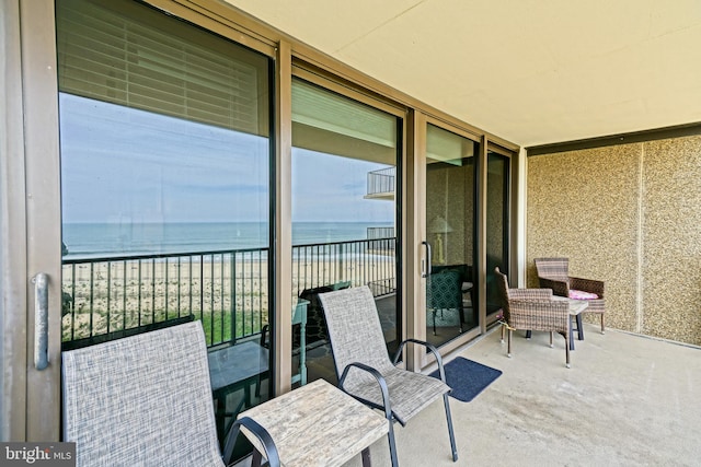 604 Dover House Rd Unit 604S, Bethany Beach, DE 19930 - balcony featuring view of water and beach