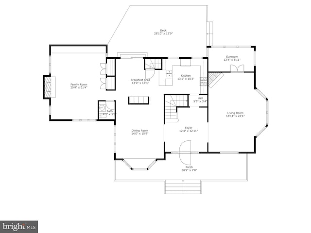 403 Club Rd, Baltimore, MD 21210 - home floor plan