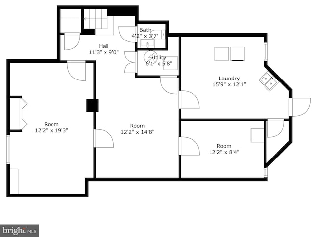 403 Club Rd, Baltimore, MD 21210 - floor plan / room layout