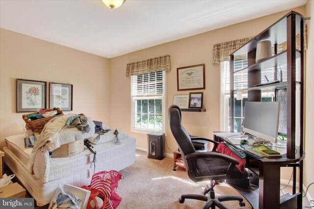 11970 Mentzer Gap Rd, Waynesboro, PA 17268 - carpeted office space with plenty of natural light and baseboards