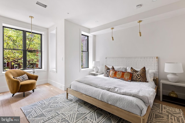 441 Q St NW Unit 2, Washington, DC 20001 - bedroom featuring light wood finished floors and baseboards