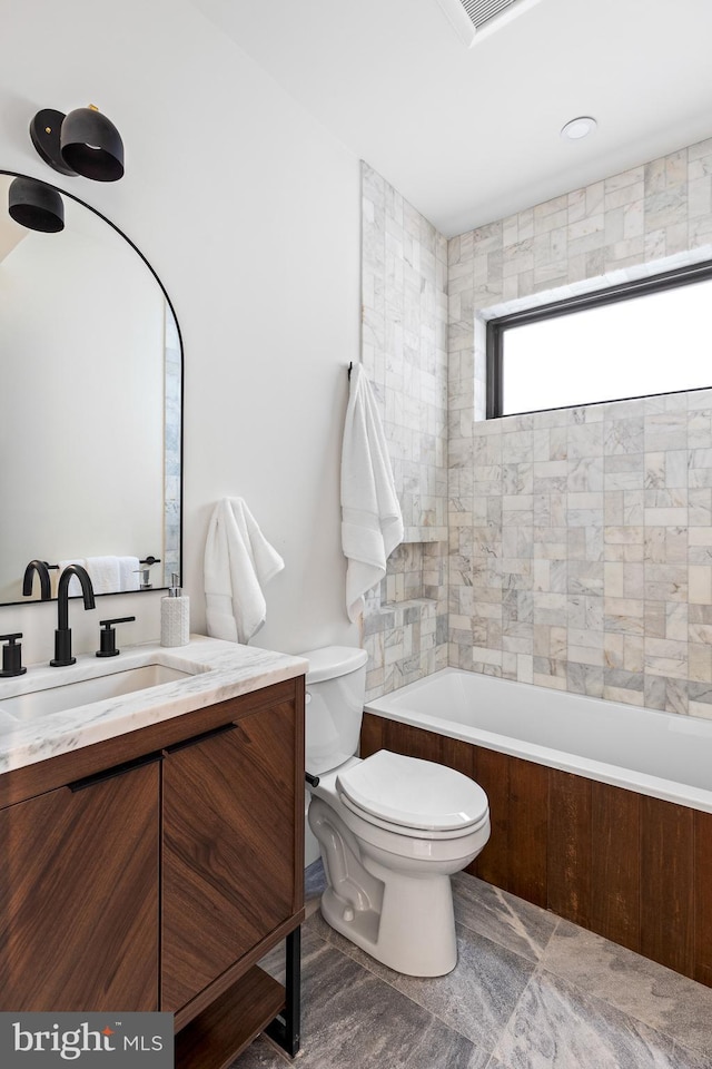 441 Q St NW Unit 2, Washington, DC 20001 - full bathroom featuring vanity and  shower combination