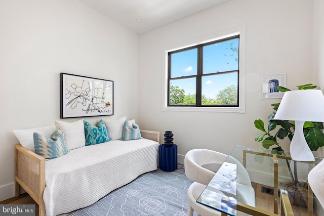 441 Q St NW Unit 2, Washington, DC 20001 - bedroom with baseboards and wood finished floors