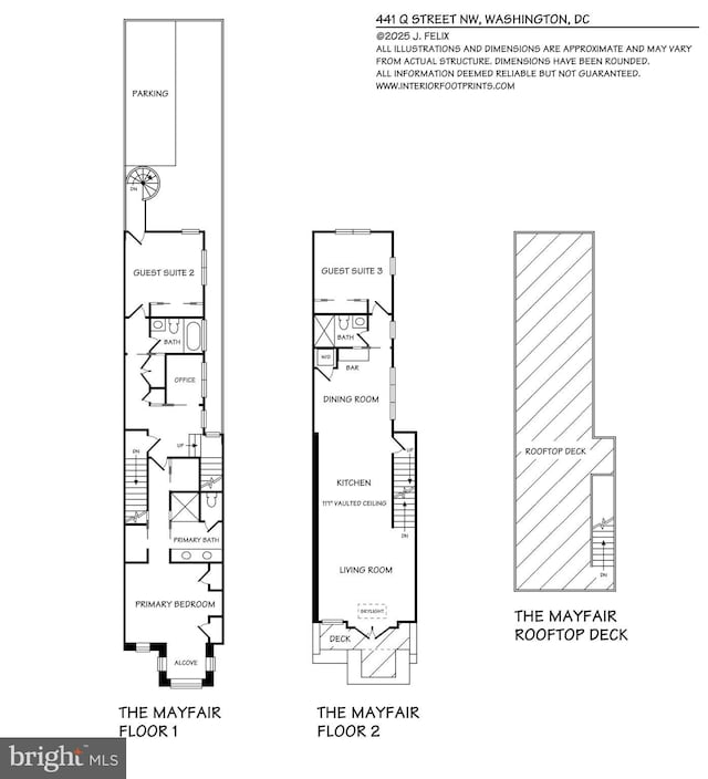 441 Q St NW Unit 2, Washington, DC 20001 - view of property floor plan