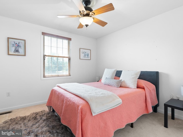 5185 Turkey Point Road, North East, MD 21901 - bedroom featuring light carpet and a ceiling fan