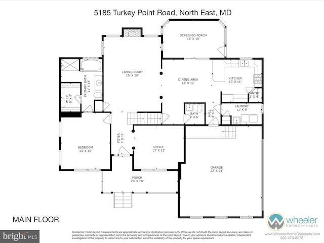 5185 Turkey Point Road, North East, MD 21901 - view of home floor plan
