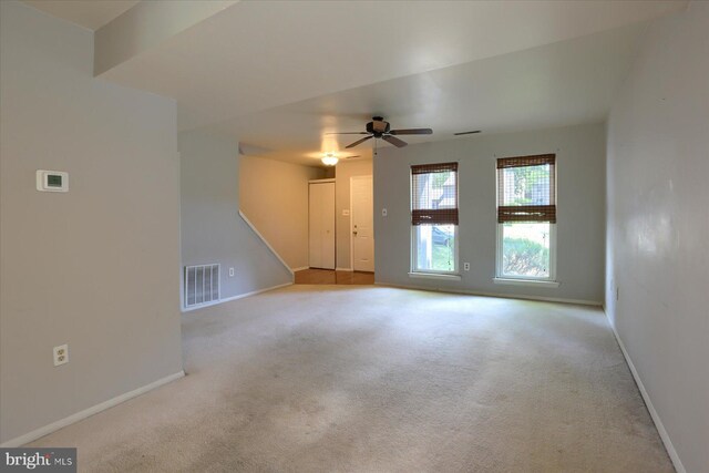 6483 Heatherfield Way, Harrisburg, PA 17112 - spare room with a ceiling fan, baseboards, and carpet floors