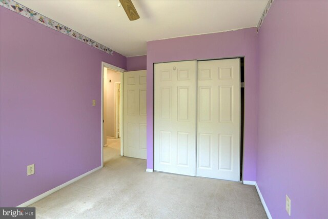 6483 Heatherfield Way, Harrisburg, PA 17112 - unfurnished bedroom featuring carpet floors, a closet, and baseboards