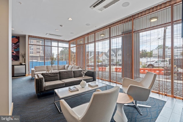 1320 Fenwick Ln Unit 201, Silver Spring, MD 20910 - lobby featuring a wall of windows