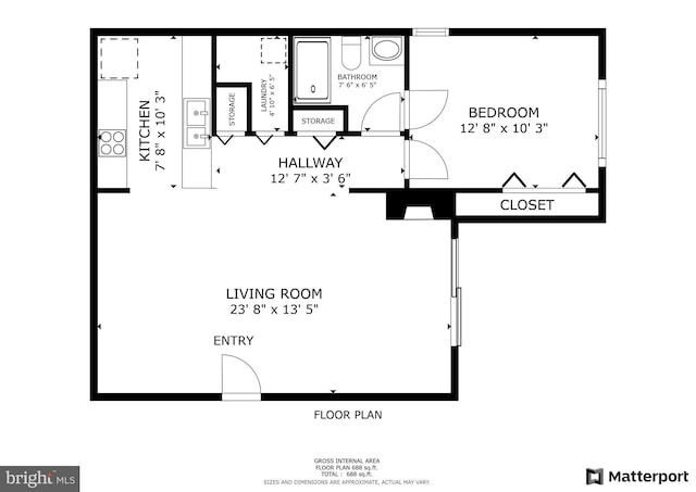 1601 Carriage House Ter Unit D, Silver Spring, MD 20904 - home floor plan