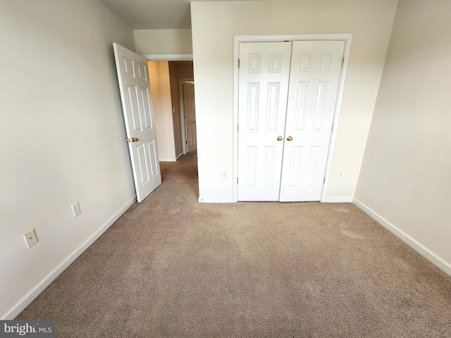 10361 Bridle Ct, Hagerstown, MD 21740 - unfurnished bedroom featuring baseboards, carpet, and a closet
