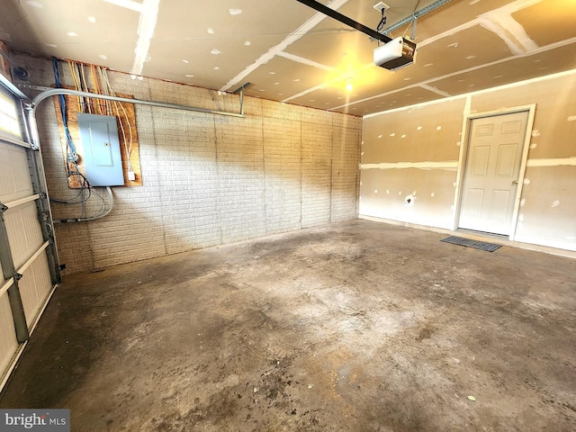 10361 Bridle Ct, Hagerstown, MD 21740 - garage with electric panel and a garage door opener