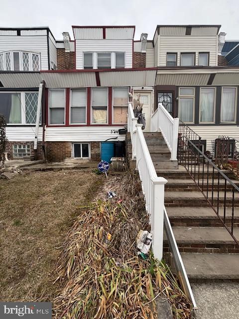5328 Willows Ave, Philadelphia, PA 19143 - view of front facade with stairs