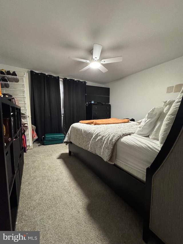 4475 E Allen St, Philadelphia, PA 19137 - bedroom with carpet floors and ceiling fan