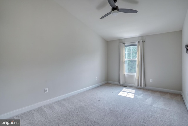 35141 Wright Way, Millsboro, DE 19966 - unfurnished room featuring carpet flooring, ceiling fan, baseboards, and vaulted ceiling