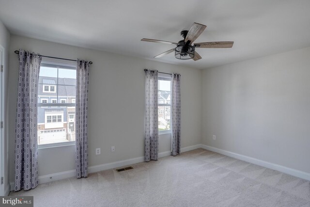 35141 Wright Way, Millsboro, DE 19966 - empty room featuring a ceiling fan, carpet, and baseboards