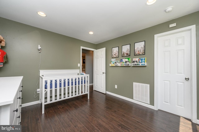 119 Truro St, Browns Mills, NJ 08015 - bedroom featuring baseboards, wood finished floors, and recessed lighting