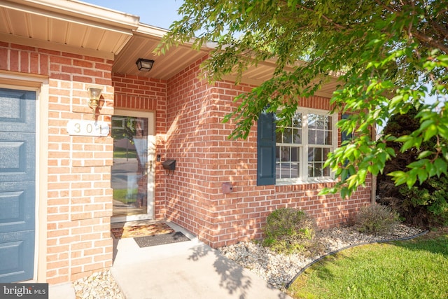 301 Sunbrook Ln Unit 89, Hagerstown, MD 21742 - doorway to property with brick siding