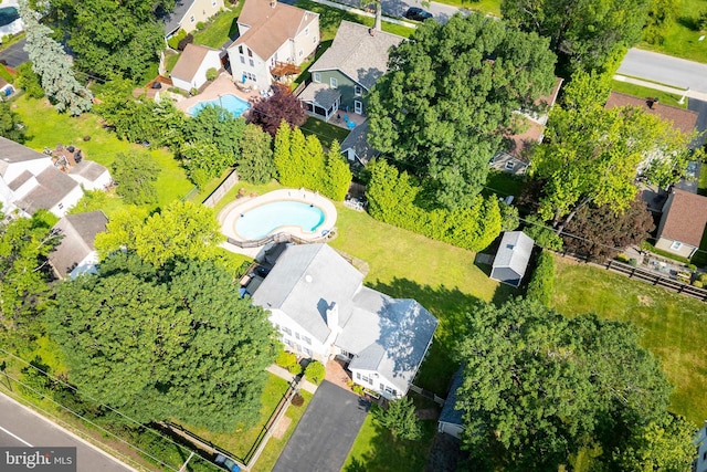 1864 Edge Hill Rd, Abington, PA 19001 - aerial view of residential area with a pool