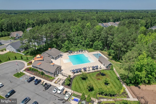 18208 Emerson Way, Georgetown, DE 19947 - drone / aerial view of a heavily wooded area