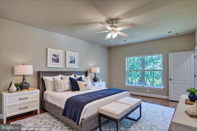 18208 Emerson Way, Georgetown, DE 19947 - bedroom with wood finished floors and ceiling fan