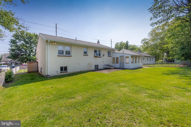 222 Nicholson Rd, Mount Ephraim, NJ 08059 - rear view of house featuring stucco siding