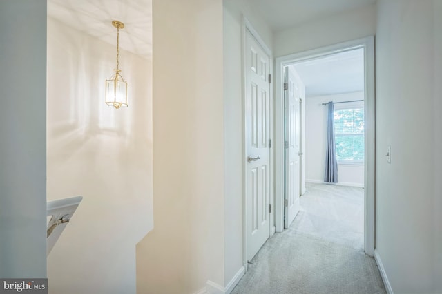 5932 Kimberly Anne Way, Alexandria, VA 22310 - hall featuring light colored carpet and baseboards