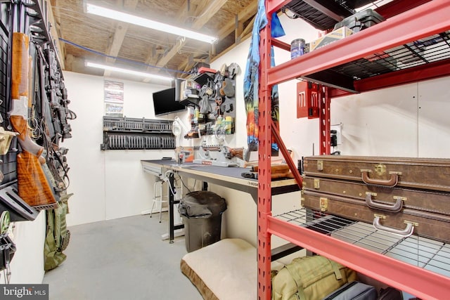 2536 Stoverstown Rd, Spring Grove, PA 17362 - misc room featuring a workshop area and finished concrete floors