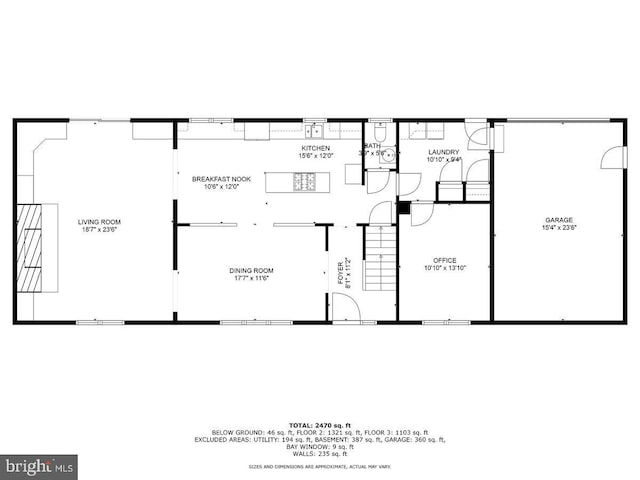 1609 Wills Pl, Vineland, NJ 08361 - property floor plan