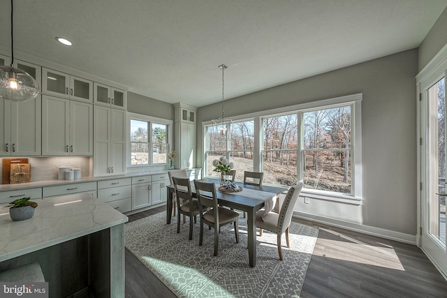 547 Webb Rd # Ad, Chadds Ford, PA 19317 - dining room featuring plenty of natural light, dark wood finished floors, baseboards, and recessed lighting
