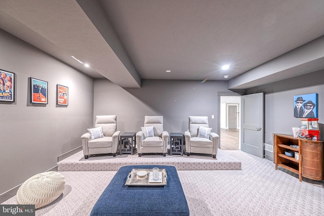 547 Webb Rd # Ad, Chadds Ford, PA 19317 - living area with carpet flooring, recessed lighting, and baseboards