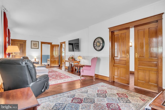 1749 Carrolls Tract Rd, Orrtanna, PA 17353 - living area featuring wood finished floors