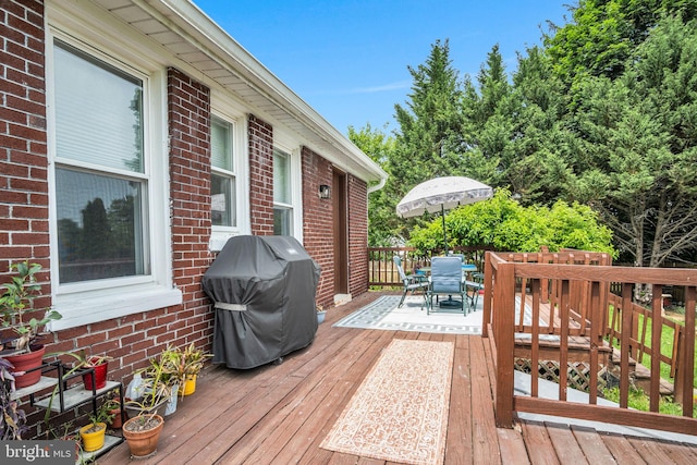 1749 Carrolls Tract Rd, Orrtanna, PA 17353 - deck with outdoor dining space and area for grilling