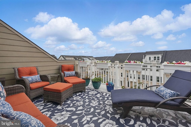 2069 Alder Ln, Dumfries, VA 22026 - view of patio with a balcony