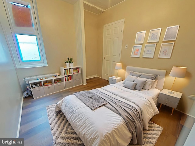 4019 N Marshall St, Philadelphia, PA 19140 - bedroom with wood finished floors and baseboards