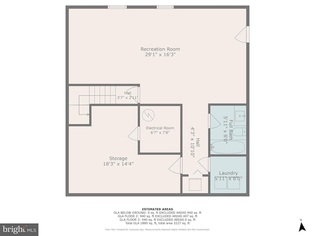 6814 Springshire Way, Greenbelt, MD 20770 - property floor plan